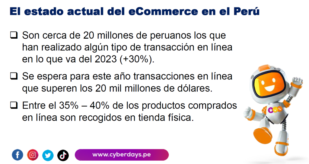 Hallazgos importantes del informe Estado del ecommerce en Peru 2023.